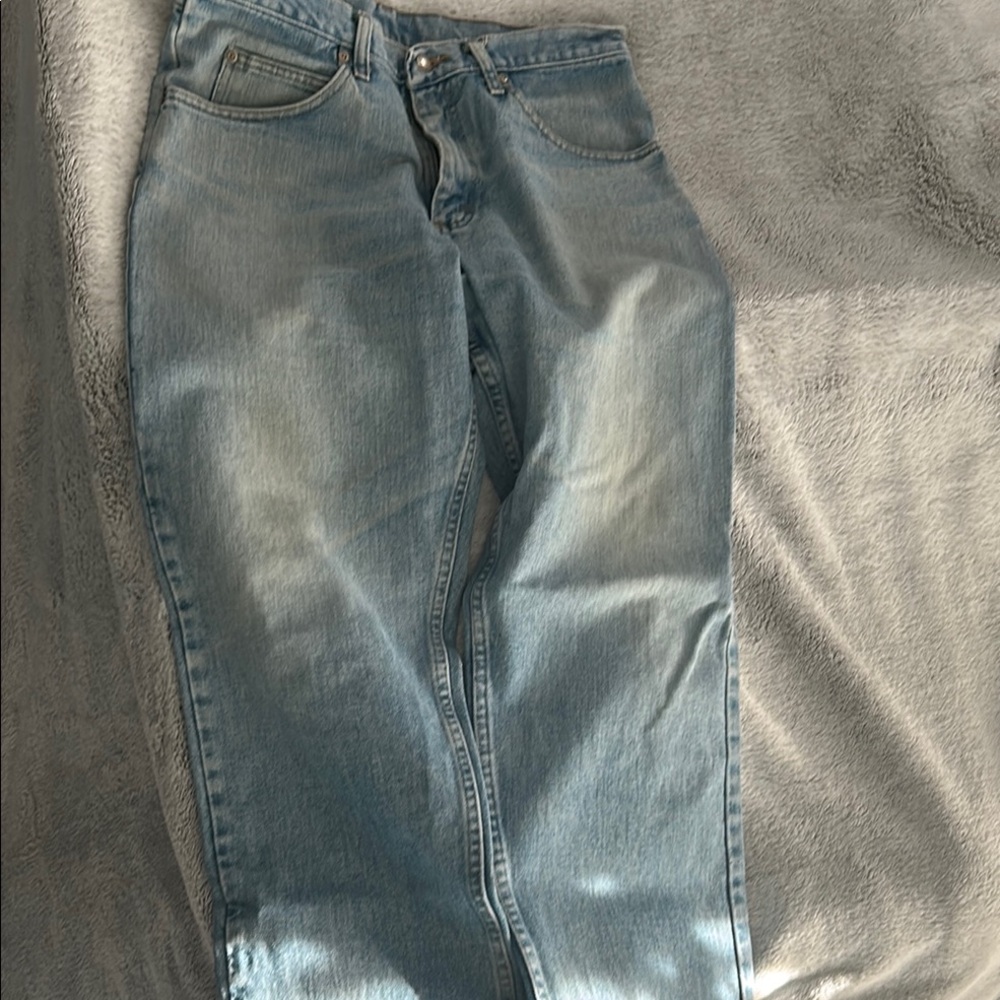Wrangler Blue Relaxed Fit Jeans